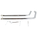 40" Shotgun Drag Pipes Chrome FXST86-99