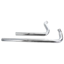 Shotgun Drag Pipes Chrome FXST86-99