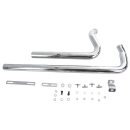 Shotgun Drag Pipes Chrome FXST86-99