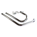 Side-by-Side Drag Pipes Chrome FXST86-99