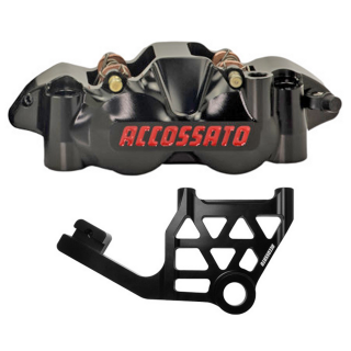 Rad. CNC Caliper Black RR Kit FLH/T17-Up