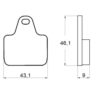 Racing Brake Pads for 108mm Calipers