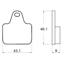 Racing Brake Pads for 108mm Calipers