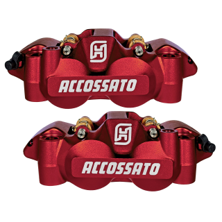 Radial Calipers 108mm Red Ano Set