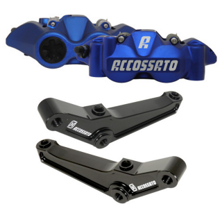 Radial Calipers 108mm Blue Ano FR Kit