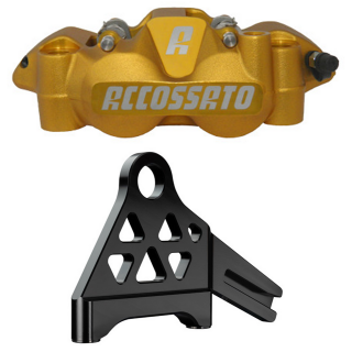 Rad. Caliper Gold Ano RR Kit ST18-Up