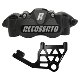 Rad. Caliper Black Ano RR Kit FLH/T17-Up