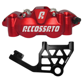 Rad. Caliper Red Ano RR Kit FLH/T17-Up