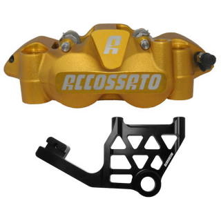 Rad. Caliper Gold Ano RR Kit FLH/T17-Up