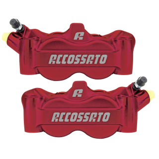 Radial Calipers 100mm Red Ano Set