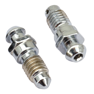 Caliper Bleeder Screws Chrome FLH/T08-Up