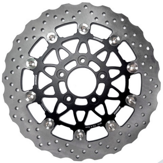 Floating RR Brake Disc Wave 11.8" Black