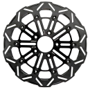 Kodlin 10-Spoke 11.8" Disc Black Front