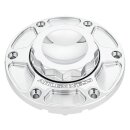 Ness 12-Kant Alu Tankdeckel Set chrom für Harley...