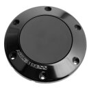 Ness Pop-Up Alu Tankdeckel Set schwarz für Harley Touring 23-26