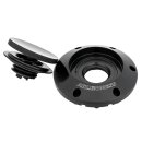 Ness Pop-Up Alu Tankdeckel Set schwarz für Harley Touring 23-26