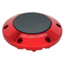 Ness Pop-Up Alu Tankdeckel Set Rot für Harley...