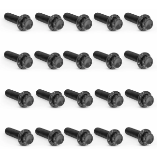 12PT Rocker Box Bolts Black ME17-Up
