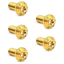 Holeshot RR Rotor Bolts Gold Hub Mount