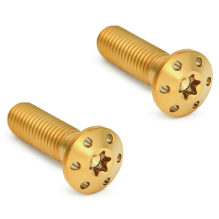 Holeshot Brake Caliper Bolts Gold HD08-U