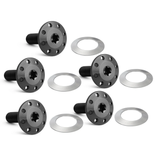 Holeshot FL Rotor Bolts Black FLH/T14-23