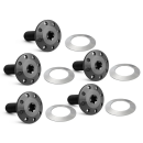 Holeshot FL Rotor Bolts Black FLH/T14-23