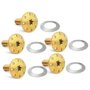 Holeshot FL Rotor Bolts Gold FLH/T14-23