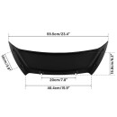 Ersatz Sharknose Windschutzscheibe 6" Smoke für Harley FLTRX Road Glide 23-26