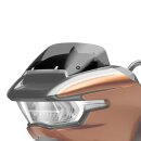 Ersatz Sharknose Windschutzscheibe 8" Schwarz für Harley FLTR Road Glide 23-26
