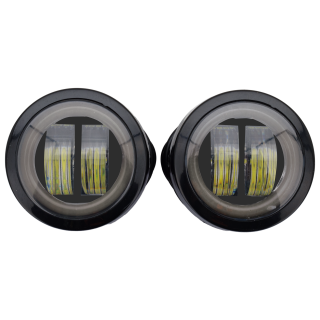 Spot/Turnlight Set Black/Smoked Lens