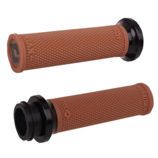 ODI Ruffian V-Twin Lock-On Griffe Braun/Schwarz für Harley 08-25 TBW