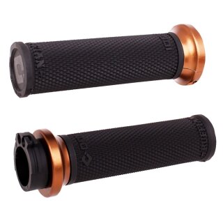 ODI Ruffian V-Twin Lock-On Griffe Schwarz/Bronze für Harley 82-22