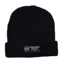 WCC Waffle Cuff beanie black