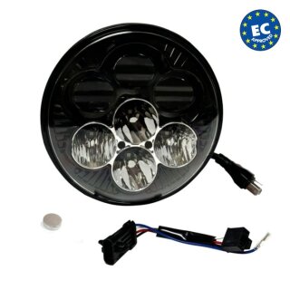 Custom Dynamics Shark Demon 7" LED Scheinwerfer Einsatz mit Hintergrundbeleuchtung