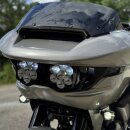 Custom Dynamics Shark Demon LED Scheinwerfer Kit weiß/weiß für Harley Road Glide 23-25