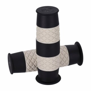 13 half Outlaw Griffe Set Schwarz Weiß 1" für Harley 74-25