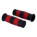 13 half Outlaw Motorrad Griffe Set Schwarz Rot für...