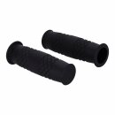 13 half Outlaw Motorrad Griffe Set Schwarz für 22mm...