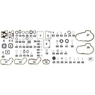 10pck tappet pin O-ring XL86-03