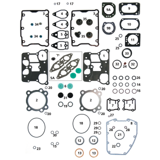 10pck oil pump cover O-ring TC99-17