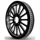 Super Spoke 68T x 1" Cush Blk FLH/T09+