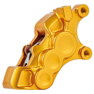 Ness 6-piston 11.8" caliper gold right
