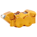 Ness 4-piston 11.8" radial clpr gold LH