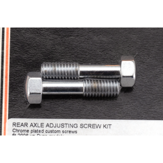 Rear Axle Adjusters Chrome FXD06-17
