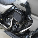 Arlen Ness Stage II Luftfilter Kit Oval schwarz für Harley M8 17-25
