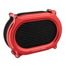 Arlen Ness Stage II Luftfilter Kit Oval rot für Harley M8 17-25