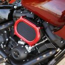 Arlen Ness Stage II Luftfilter Kit Oval rot für Harley M8 17-25