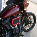 Arlen Ness Stage II Luftfilter Kit Oval rot für Harley M8 17-25