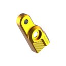 Ricks Schalthebelverlängerung gold für Harley Twin Cam 99-17