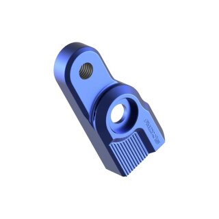 Ricks Schalthebelverlängerung Blau für Harley Twin Cam 99-17